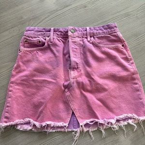 Grlfrnd denim mini skirt